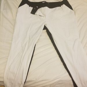 Ava and Viv black and white crop pants